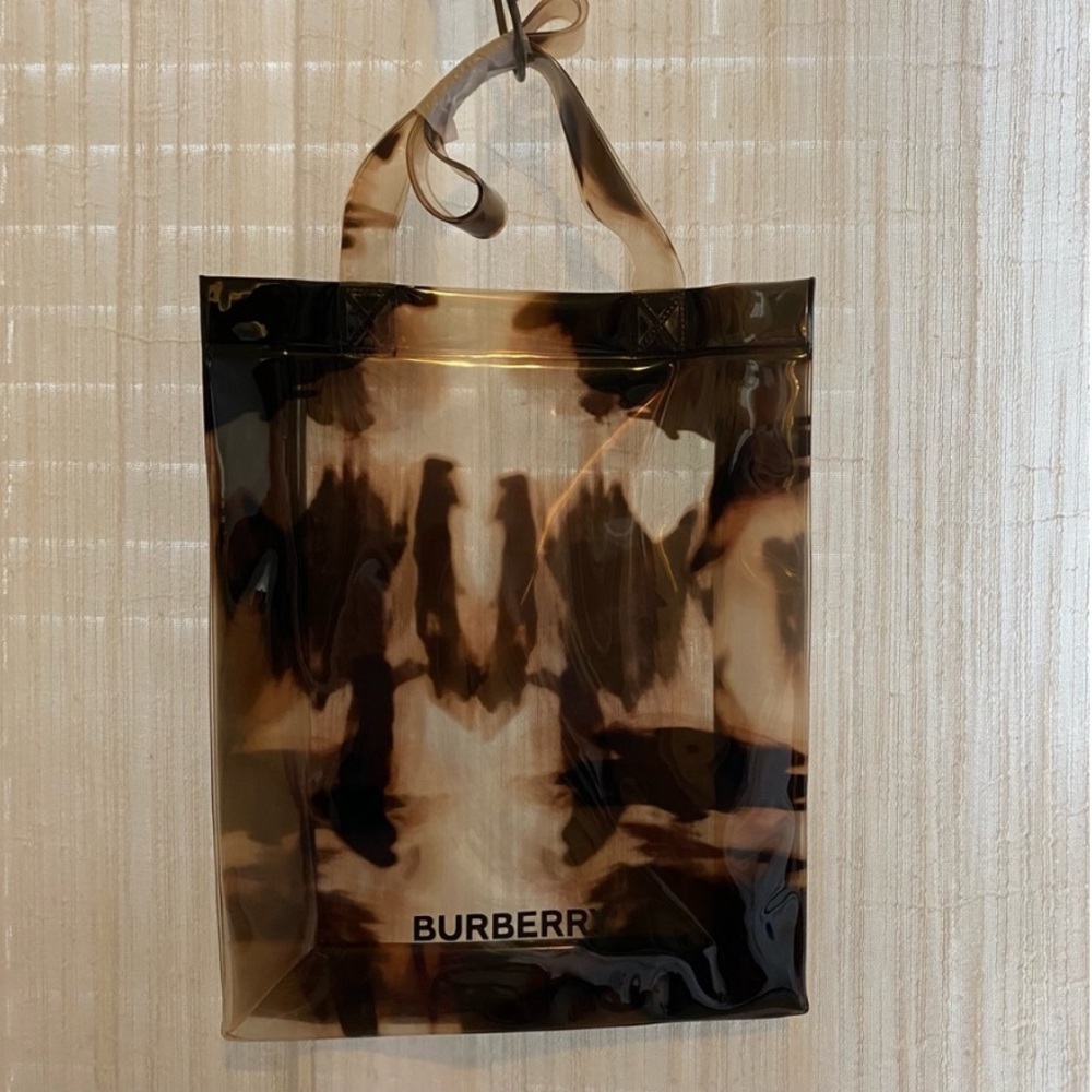 Burberry Brown Transparent Tote Bag